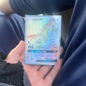 Lapras Gx 151/149 Rainbow Full holographic Extra Rare Pokémon